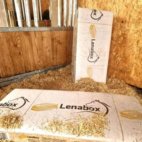 Lenabox - balirana pšenična slama
